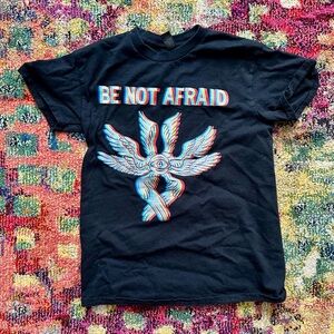 “Be Not Afraid” Black Angel Tee